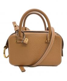 DELVAUX（デルヴォー）の古着「クルーボックスナノ　ハンドバッグ」｜ベジタブルアイボリー