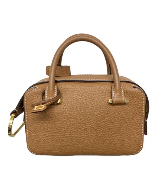 DELVAUX（デルヴォー）DELVAUX (デルヴォー) クルーボックスナノ　ハンドバッグ ベジタブルアイボリーの古着・服飾アイテム