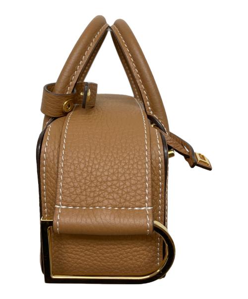 DELVAUX（デルヴォー）DELVAUX (デルヴォー) クルーボックスナノ　ハンドバッグ ベジタブルアイボリーの古着・服飾アイテム