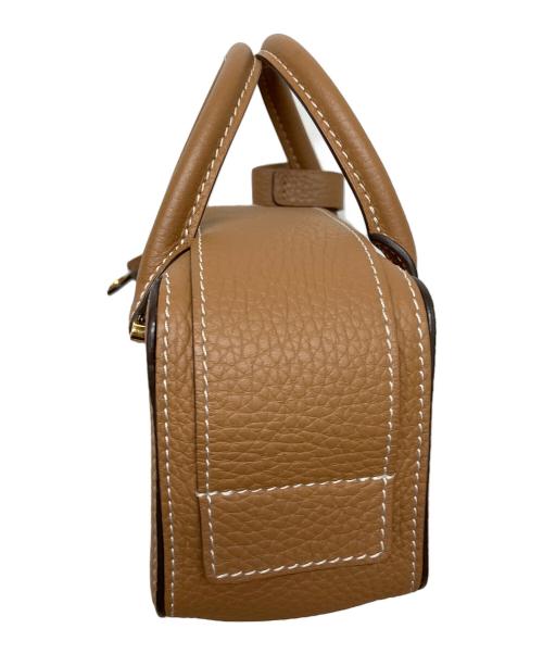 DELVAUX（デルヴォー）DELVAUX (デルヴォー) クルーボックスナノ　ハンドバッグ ベジタブルアイボリーの古着・服飾アイテム