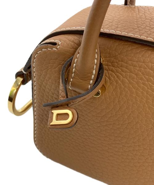 DELVAUX（デルヴォー）DELVAUX (デルヴォー) クルーボックスナノ　ハンドバッグ ベジタブルアイボリーの古着・服飾アイテム