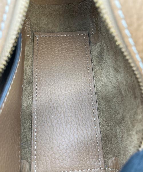 DELVAUX（デルヴォー）DELVAUX (デルヴォー) クルーボックスナノ　ハンドバッグ ベジタブルアイボリーの古着・服飾アイテム
