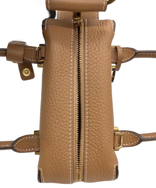 DELVAUX（デルヴォー）DELVAUX (デルヴォー) クルーボックスナノ　ハンドバッグ ベジタブルアイボリーの古着・服飾アイテム