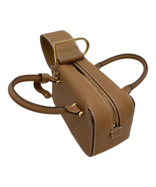 DELVAUX（デルヴォー）DELVAUX (デルヴォー) クルーボックスナノ　ハンドバッグ ベジタブルアイボリーの古着・服飾アイテム