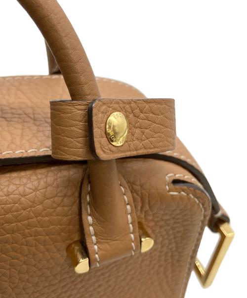 DELVAUX（デルヴォー）DELVAUX (デルヴォー) クルーボックスナノ　ハンドバッグ ベジタブルアイボリーの古着・服飾アイテム