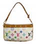 LOUIS VUITTON（ルイ ヴィトン）の古着「モノグラム・マルチカラー　ポシェット・アクセソワール　ハンドポーチ」｜ホワイト
