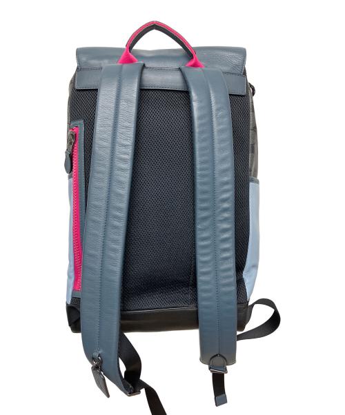 COACH（コーチ）COACH (コーチ) C8130　リュック ブルー×ブラックの古着・服飾アイテム