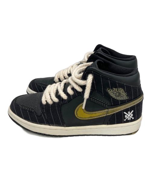 NIKE（ナイキ）NIKE (ナイキ) Air Jordan 1 Retro Mid　スニーカー ブラック サイズ:27.5cmの古着・服飾アイテム