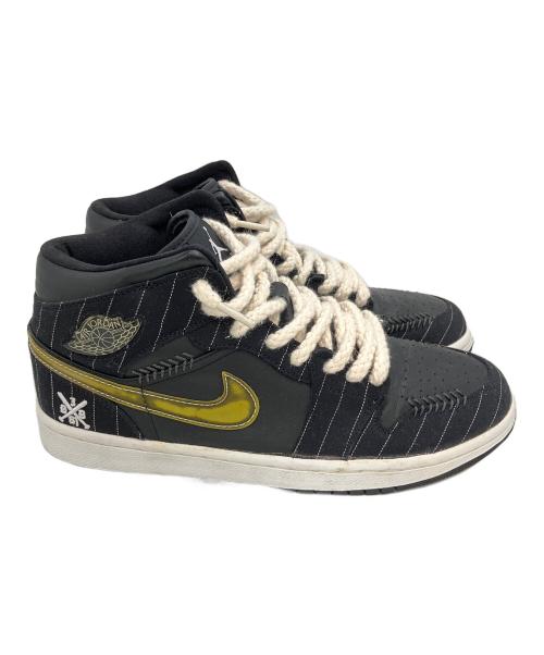 NIKE（ナイキ）NIKE (ナイキ) Air Jordan 1 Retro Mid　スニーカー ブラック サイズ:27.5cmの古着・服飾アイテム