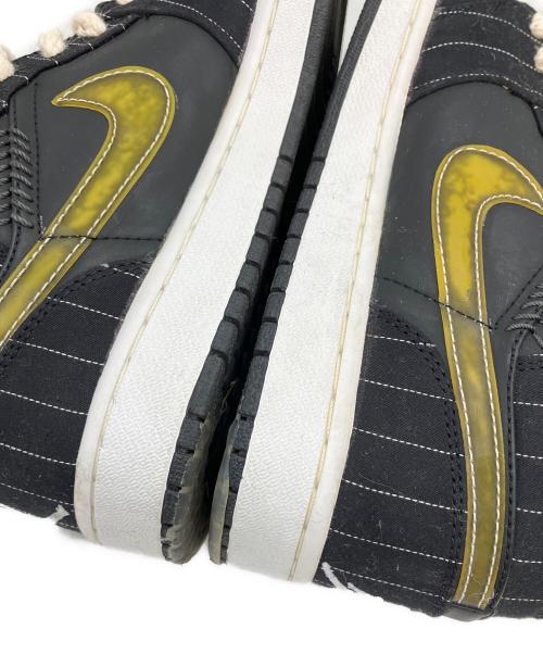 NIKE（ナイキ）NIKE (ナイキ) Air Jordan 1 Retro Mid　スニーカー ブラック サイズ:27.5cmの古着・服飾アイテム