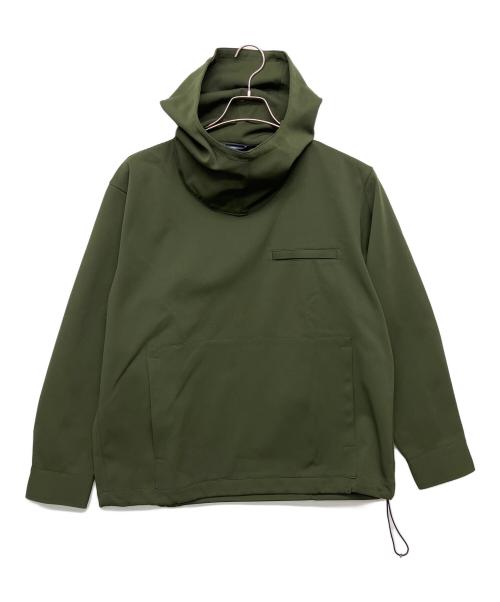 Junhashimoto（ジュンハシモト）Junhashimoto (ジュンハシモト) 1042210006　プルオーバーパーカー グリーン サイズ:３の古着・服飾アイテム