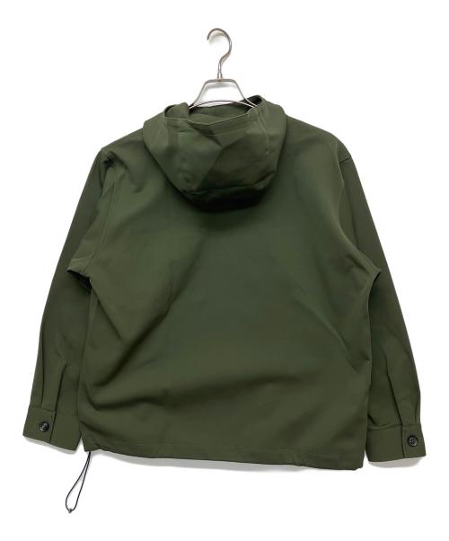 Junhashimoto（ジュンハシモト）Junhashimoto (ジュンハシモト) 1042210006　プルオーバーパーカー グリーン サイズ:３の古着・服飾アイテム