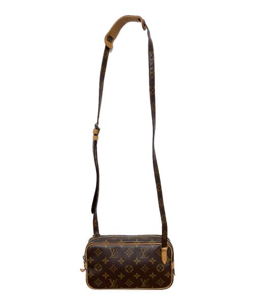 LOUIS VUITTON（ルイ ヴィトン）LOUIS VUITTON (ルイ ヴィトン) モノグラム　マルリーバンドリエール　ショルダーポーチ ブラウンの古着・服飾アイテム