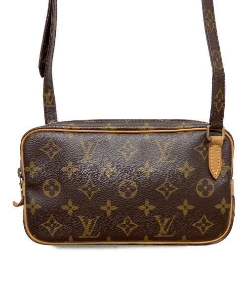 LOUIS VUITTON（ルイ ヴィトン）LOUIS VUITTON (ルイ ヴィトン) モノグラム　マルリーバンドリエール　ショルダーポーチ ブラウンの古着・服飾アイテム