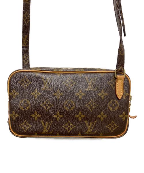 LOUIS VUITTON（ルイ ヴィトン）LOUIS VUITTON (ルイ ヴィトン) モノグラム　マルリーバンドリエール　ショルダーポーチ ブラウンの古着・服飾アイテム