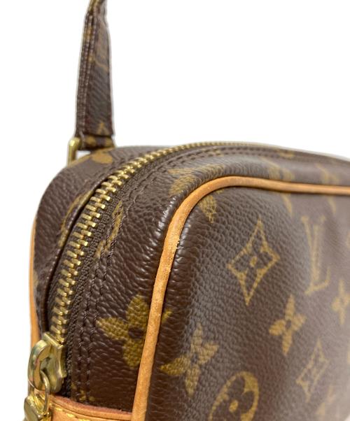 LOUIS VUITTON（ルイ ヴィトン）LOUIS VUITTON (ルイ ヴィトン) モノグラム　マルリーバンドリエール　ショルダーポーチ ブラウンの古着・服飾アイテム