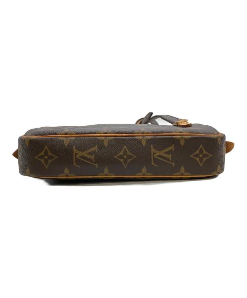 LOUIS VUITTON（ルイ ヴィトン）LOUIS VUITTON (ルイ ヴィトン) モノグラム　マルリーバンドリエール　ショルダーポーチ ブラウンの古着・服飾アイテム