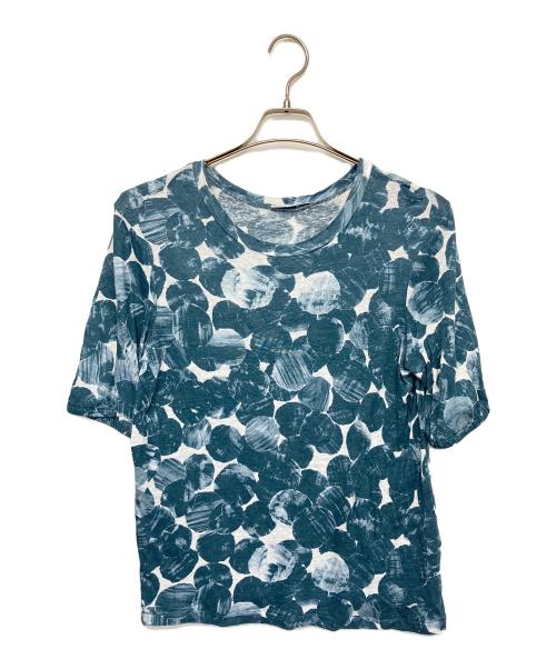 mina perhonen（ミナ ペルホネン）mina perhonen (ミナ ペルホネン) ai8850　le lac　Tシャツ ネイビー サイズ:Sの古着・服飾アイテム