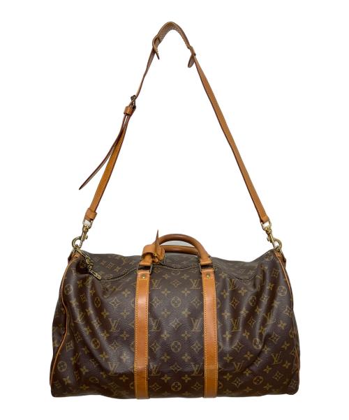 LOUIS VUITTON（ルイ ヴィトン）LOUIS VUITTON (ルイ ヴィトン) モノグラム　キーポル・バンドリエール50　ボストンバッグ ブラウンの古着・服飾アイテム