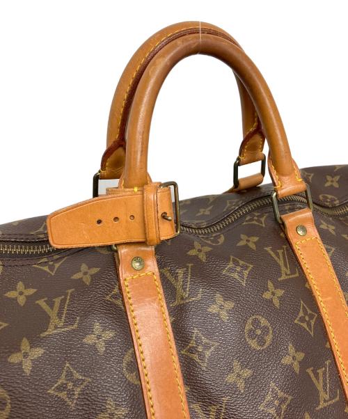 LOUIS VUITTON（ルイ ヴィトン）LOUIS VUITTON (ルイ ヴィトン) モノグラム　キーポル・バンドリエール50　ボストンバッグ ブラウンの古着・服飾アイテム