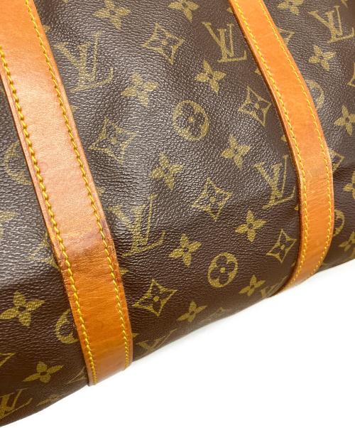 LOUIS VUITTON（ルイ ヴィトン）LOUIS VUITTON (ルイ ヴィトン) モノグラム　キーポル・バンドリエール50　ボストンバッグ ブラウンの古着・服飾アイテム