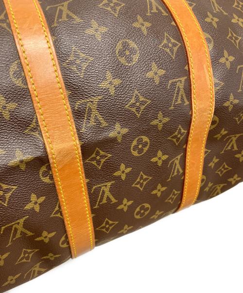 LOUIS VUITTON（ルイ ヴィトン）LOUIS VUITTON (ルイ ヴィトン) モノグラム　キーポル・バンドリエール50　ボストンバッグ ブラウンの古着・服飾アイテム