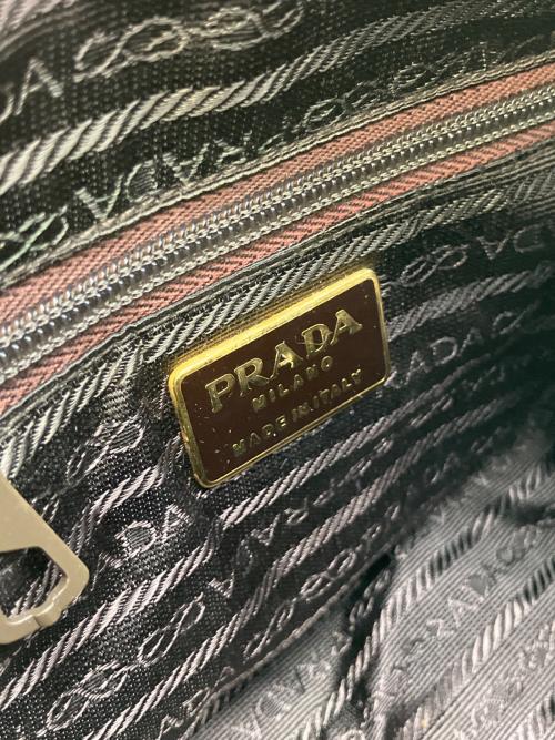 PRADA（プラダ）PRADA (プラダ) ハンドバッグ ブラウンの古着・服飾アイテム