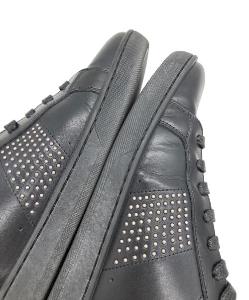 Saint Laurent Paris（サンローランパリ）Saint Laurent Paris (サンローランパリ) スタッズ ミッドカットスニーカー ブラック サイズ:25.5cmの古着・服飾アイテム