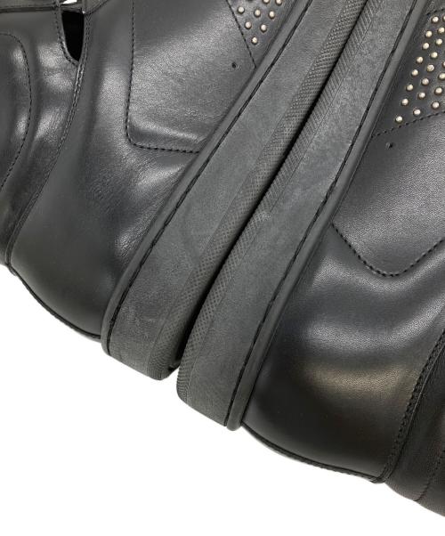 Saint Laurent Paris（サンローランパリ）Saint Laurent Paris (サンローランパリ) スタッズ ミッドカットスニーカー ブラック サイズ:25.5cmの古着・服飾アイテム