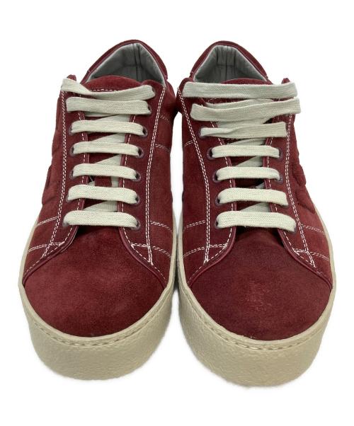 MARC JACOBS（マークジェイコブス）MARC JACOBS (マークジェイコブス) スウェード スニーカー レッド サイズ:25cmの古着・服飾アイテム
