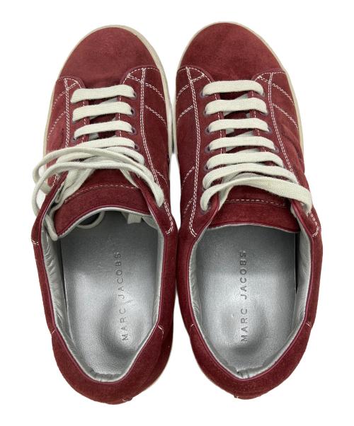 MARC JACOBS（マークジェイコブス）MARC JACOBS (マークジェイコブス) スウェード スニーカー レッド サイズ:25cmの古着・服飾アイテム