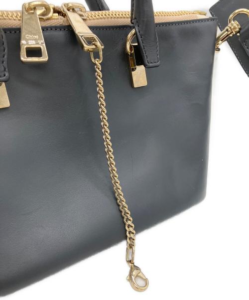 Chloe（クロエ）Chloe (クロエ) ショルダーバッグ ブラック×アイボリーの古着・服飾アイテム