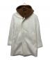 1piu1uguale3（ウノピュウノウグァーレトレ）の古着「WRAP NECK HOOD COAT コート」｜ホワイト