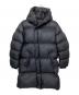 1piu1uguale3（ウノピュウノウグァーレトレ）の古着「PADDING WRAP HOODED」｜ブラック
