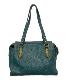 ANNA SUI（アナスイ）の古着「315501　ハンドバッグ」｜グリーン