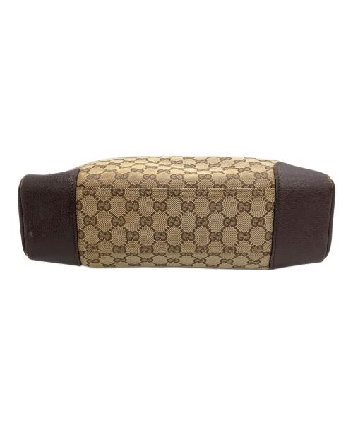 GUCCI（グッチ）GUCCI (グッチ) GGキャンバスショルダーバッグ ブラウンの古着・服飾アイテム