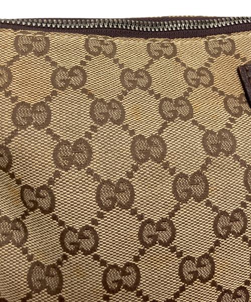 GUCCI（グッチ）GUCCI (グッチ) GGキャンバスショルダーバッグ ブラウンの古着・服飾アイテム