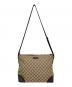 GUCCI (グッチ) GGキャンバスショルダーバッグ ブラウン：23000円