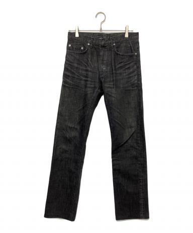 美品 Dior HOMME フェード加工 ブラックデニムパンツ 28 中古・古着通販】Dior Homme (ディオール オム) エディ期 デニムパンツ