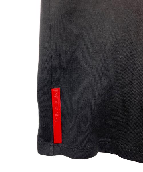 PRADA（プラダ）PRADA (プラダ) ポロシャツ ブラック サイズ:Mの古着・服飾アイテム