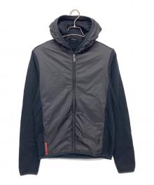 PRADA（プラダ）の古着「SJC341 R141 Q86　ジップアップジャケット」｜ブラック