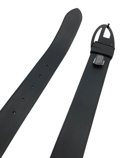 DIESEL（ディーゼル）DIESEL (ディーゼル) Reversible leather belt ブラック サイズ:90cmの古着・服飾アイテム