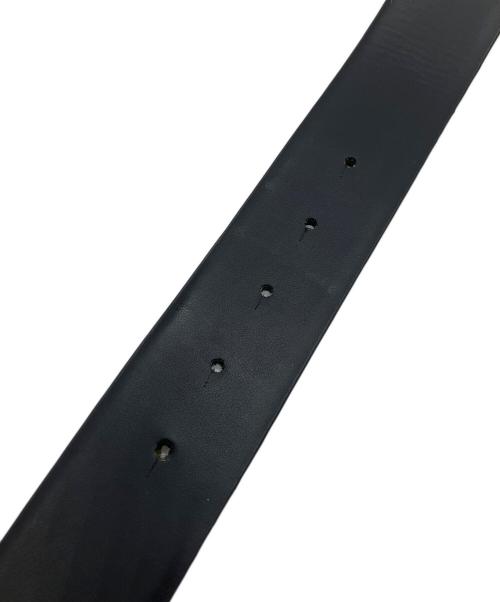 DIESEL（ディーゼル）DIESEL (ディーゼル) Reversible leather belt ブラック サイズ:90cmの古着・服飾アイテム