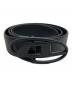 DIESEL (ディーゼル) Reversible leather belt ブラック サイズ:90cm：13000円