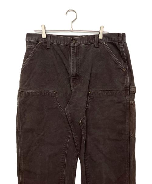 CarHartt（カーハート）CarHartt (カーハート) ダブルニーペインターパンツ ブラウン サイズ:91cm (W36)の古着・服飾アイテム