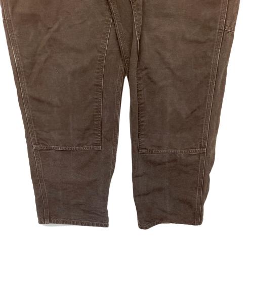 CarHartt（カーハート）CarHartt (カーハート) ダブルニーペインターパンツ ブラウン サイズ:91cm (W36)の古着・服飾アイテム