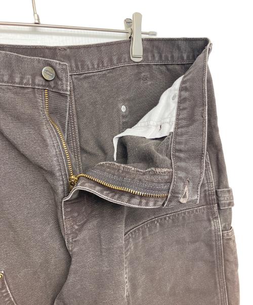 CarHartt（カーハート）CarHartt (カーハート) ダブルニーペインターパンツ ブラウン サイズ:91cm (W36)の古着・服飾アイテム
