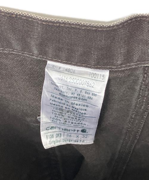 CarHartt（カーハート）CarHartt (カーハート) ダブルニーペインターパンツ ブラウン サイズ:91cm (W36)の古着・服飾アイテム