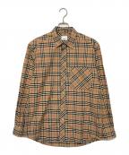 BURBERRYバーバリー）の古着「スモールスケールチェックシャツ」｜ベージュ