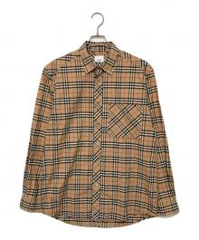 BURBERRY（バーバリー）の古着「スモールスケールチェックシャツ」｜ベージュ